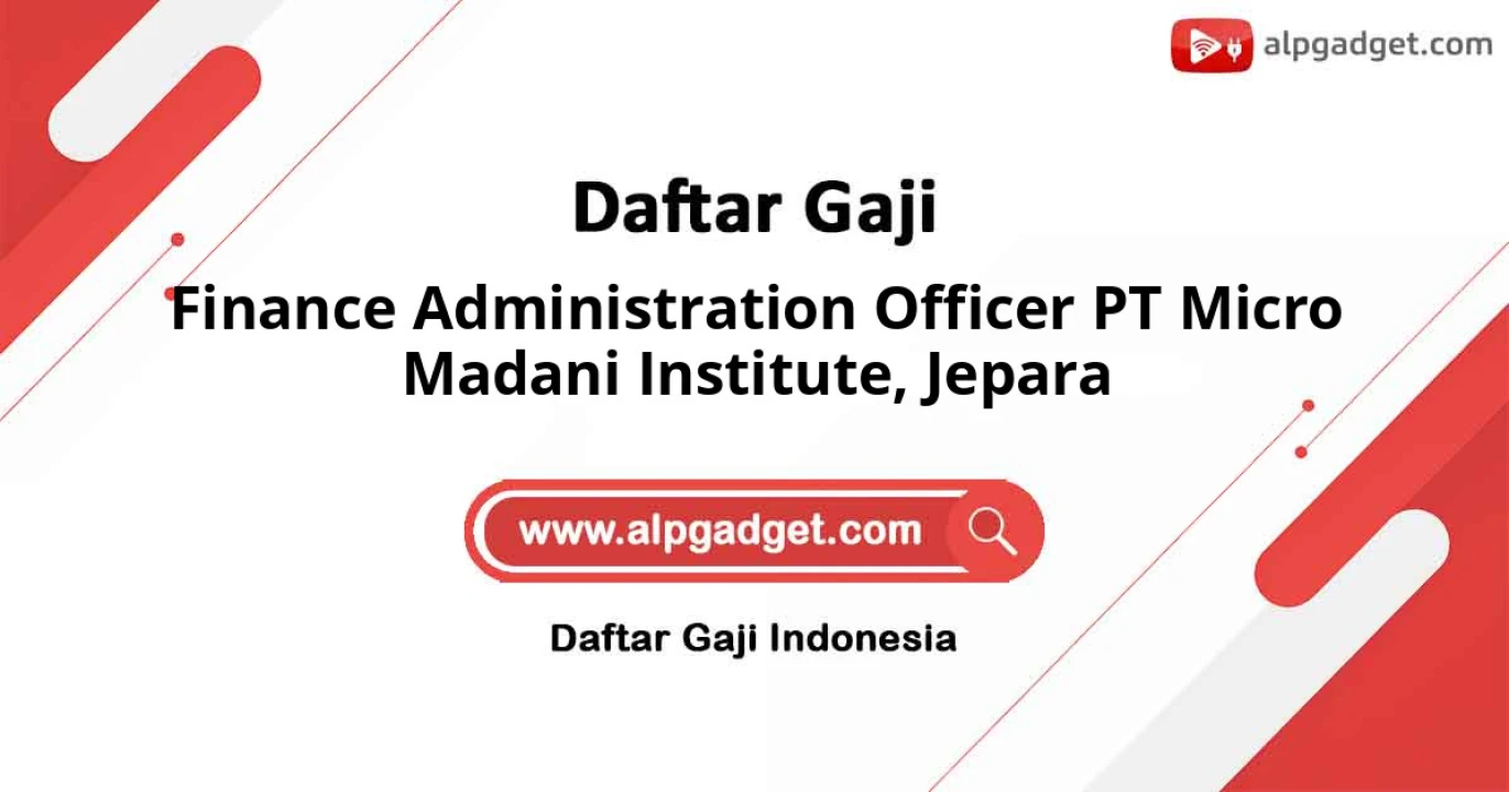 Lowongan Kerja Finance Administration Officer PT Micro Madani Institute di Jepara