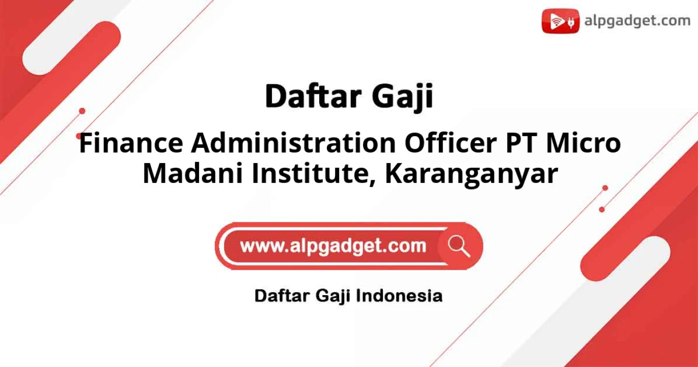 Lowongan Kerja Finance Administration Officer PT Micro Madani Institute di Karanganyar