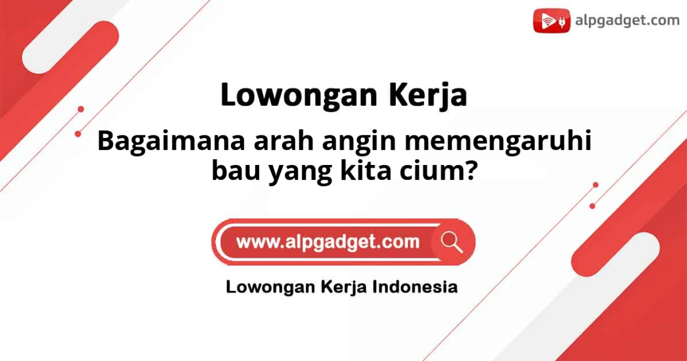 Bagaimana arah angin memengaruhi bau yang kita cium?