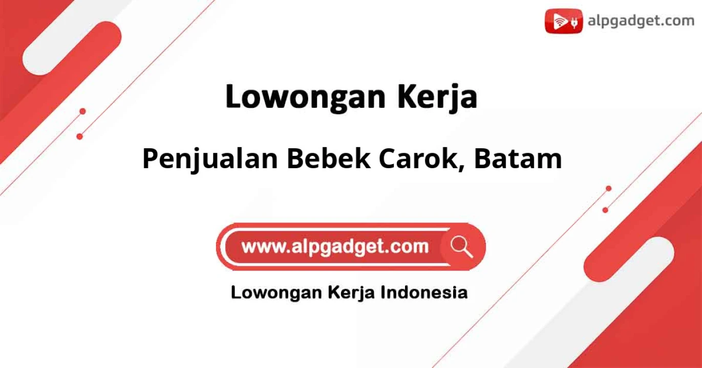 Lowongan Kerja Sales Bebek Carok Batam